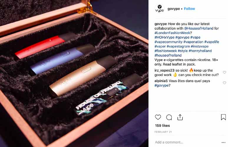 UK Authorities Ban British American Tobacco from Promoting E-cigarettes on Instagram