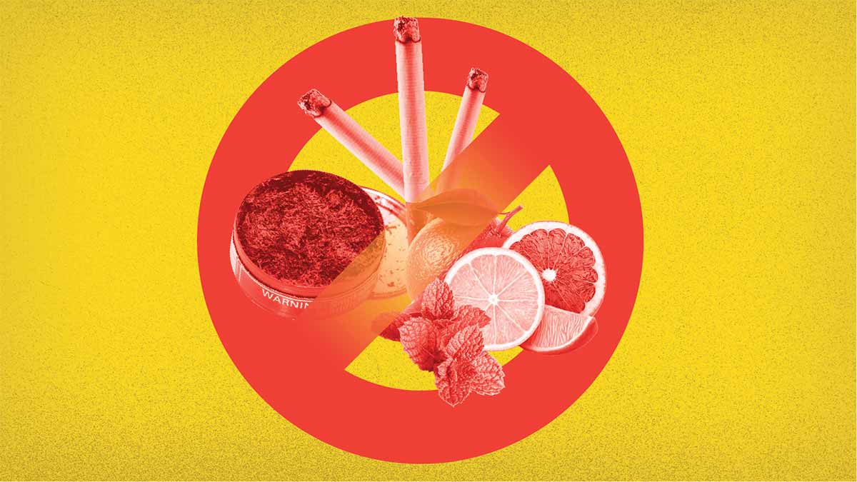 Flavored tobacco products are appealing and difficult to quit.
