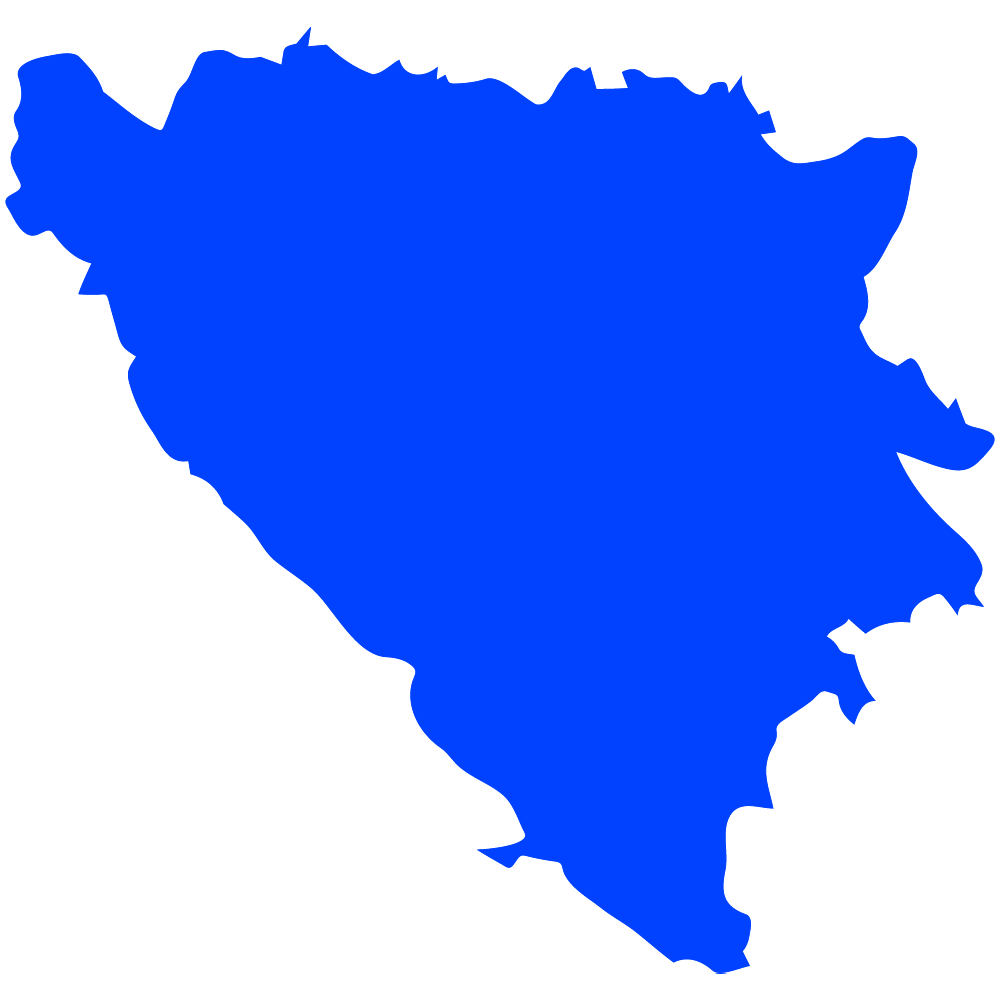 Bosnia and Herzegovina map