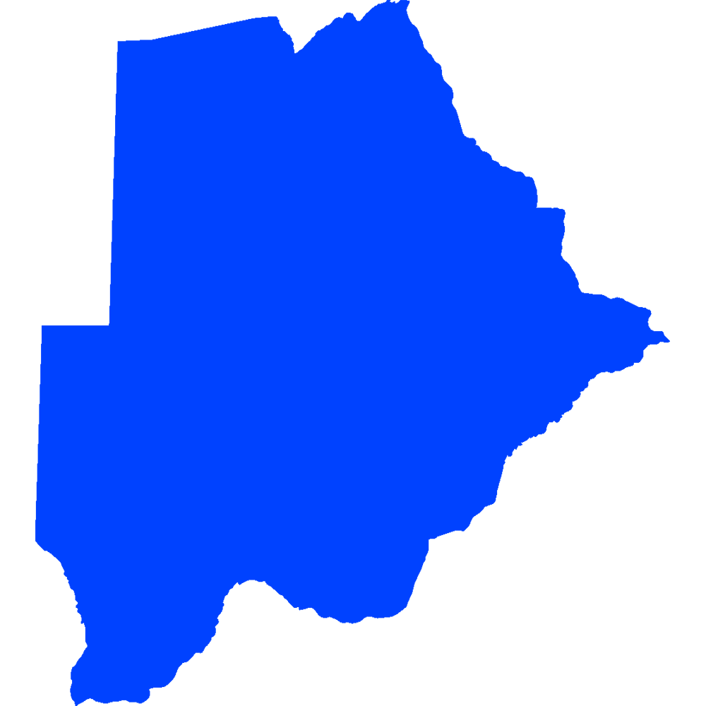 Botswana map
