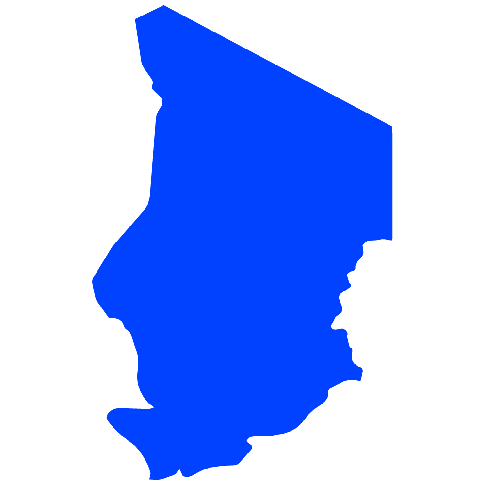 Chad map