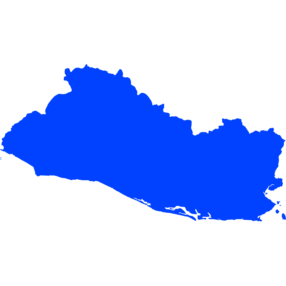 El Salvador map