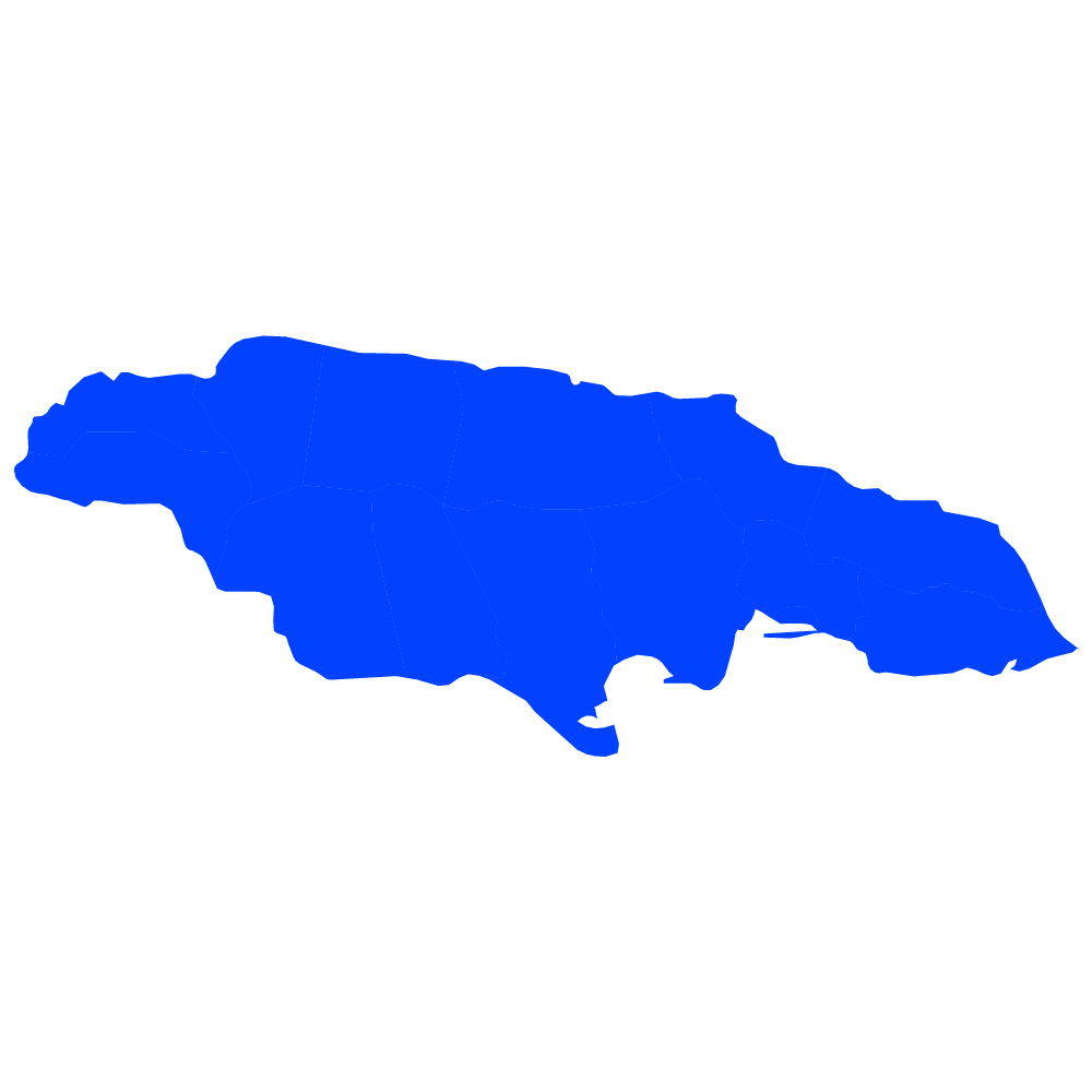 Jamaica map