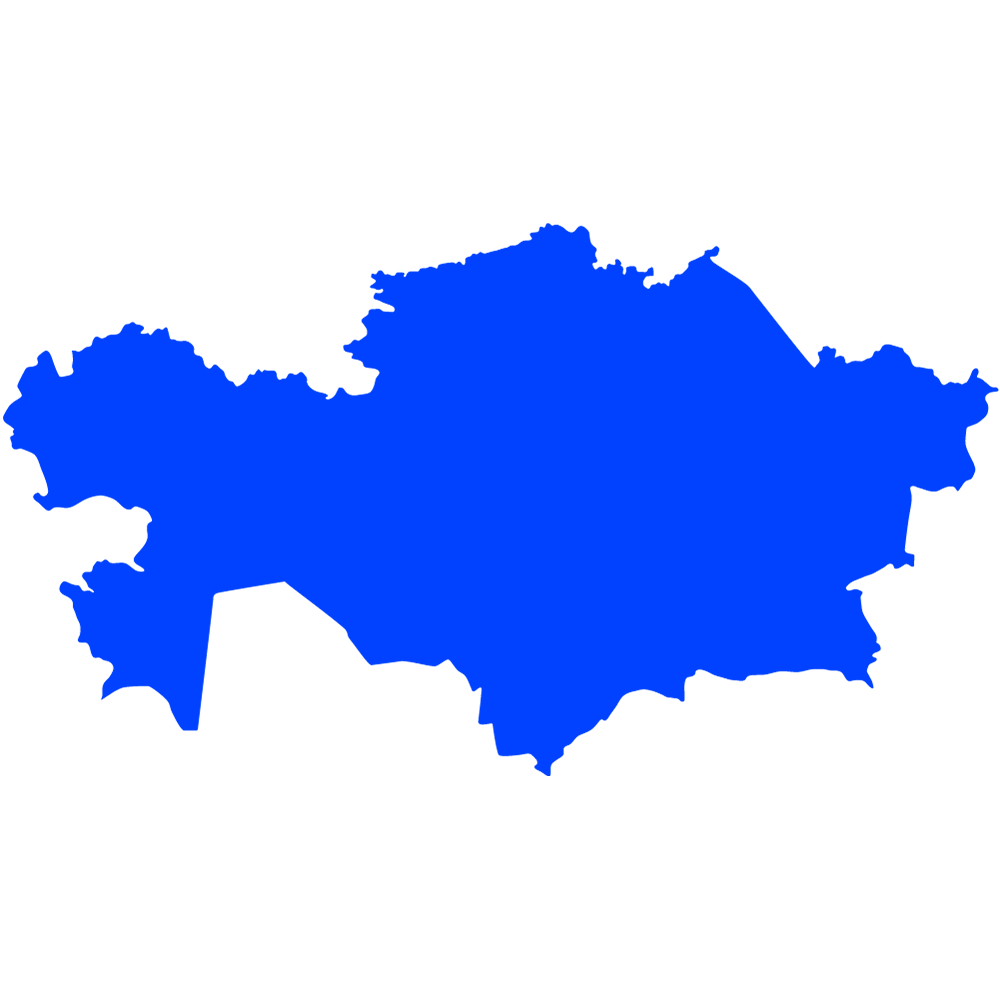 Kazakhstan map