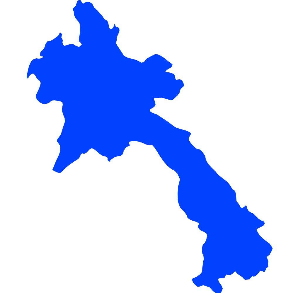 Lao PDR map