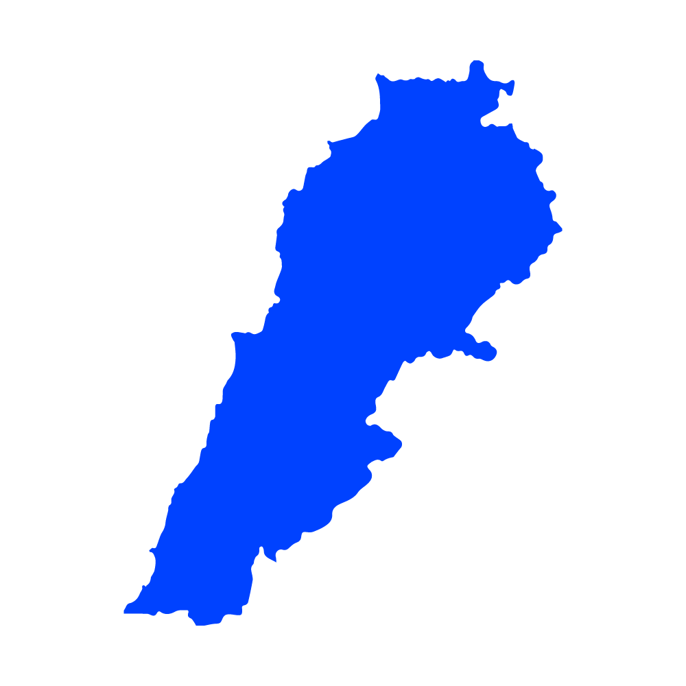 Lebanon map