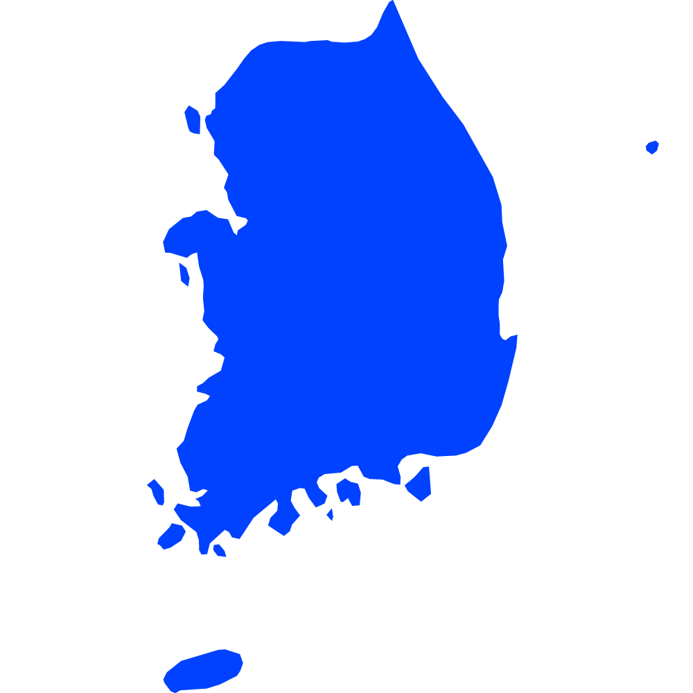 Republic of Korea map