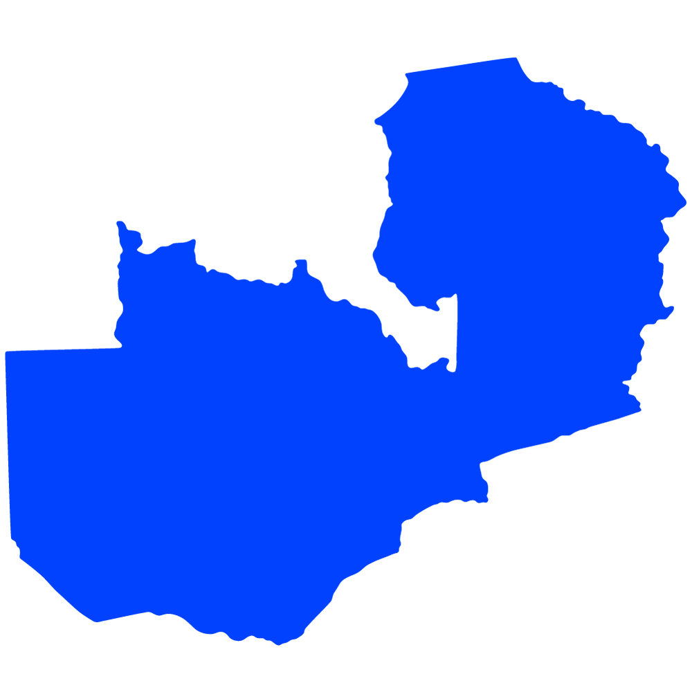 Zambia map