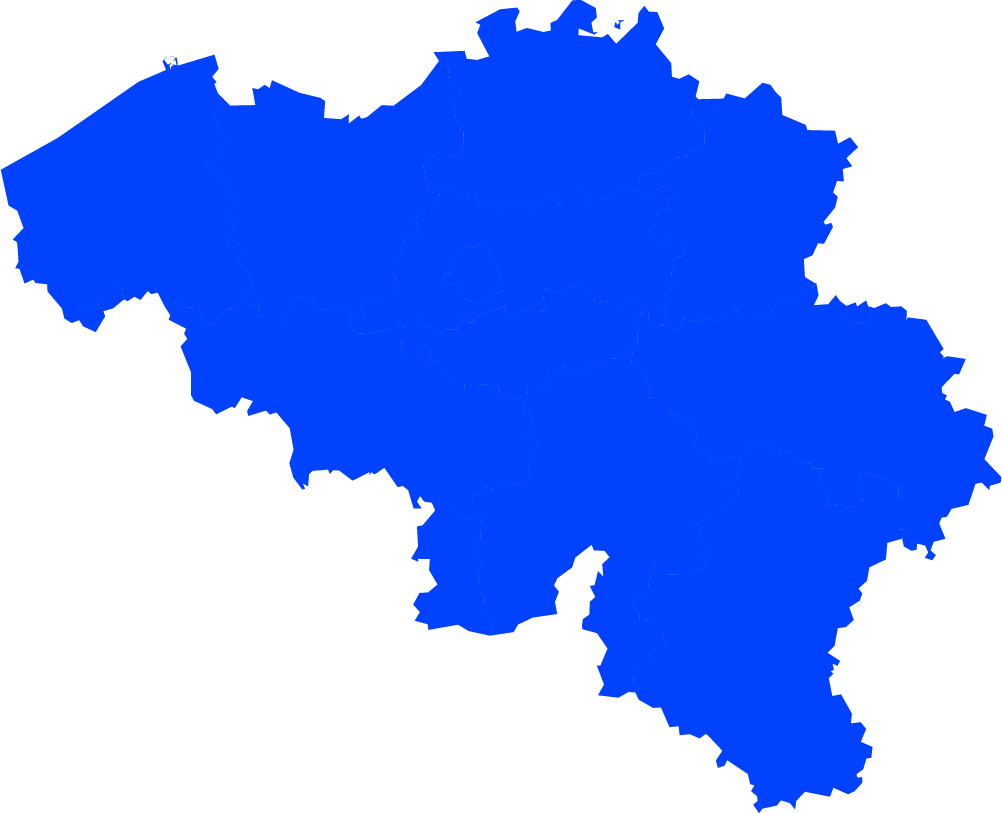 Belgium map