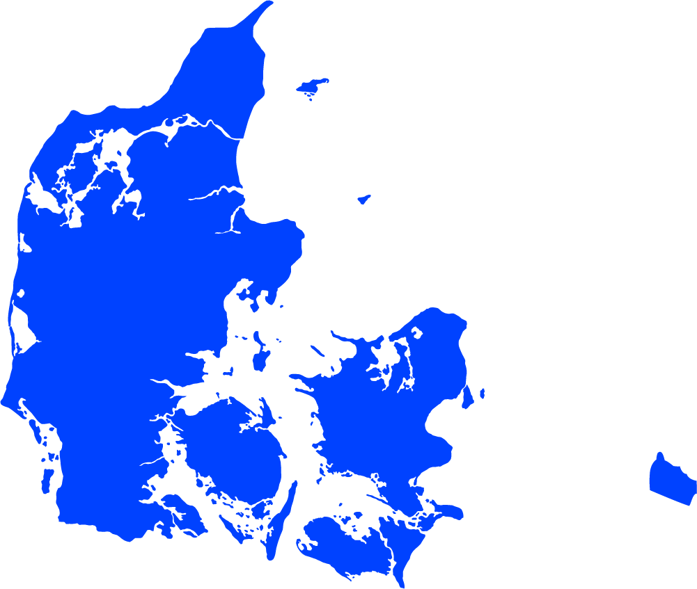 Denmark map